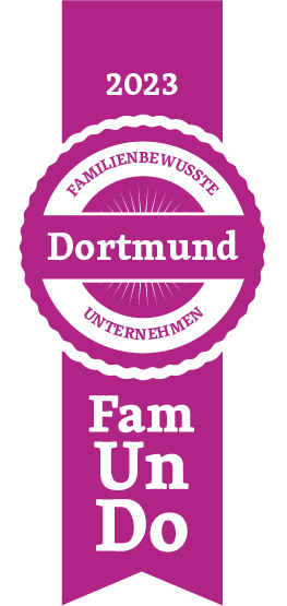 Siegel Familienfreundlicher Unternehmen Dortmund.